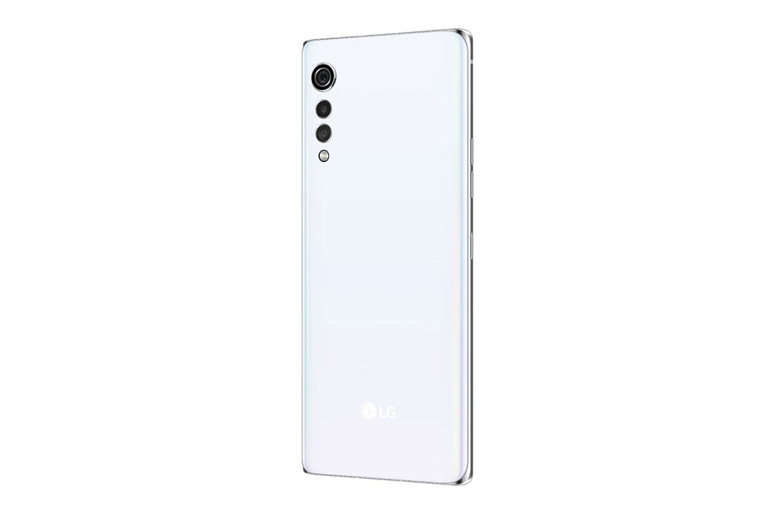 LG Velvet, vista frontal a +45 grados, LMG910HM, thumbnail 9