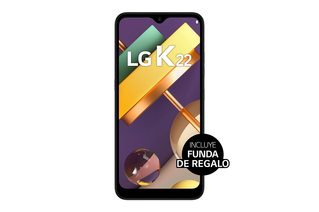 LG K22, vista frontal, LMK200HM