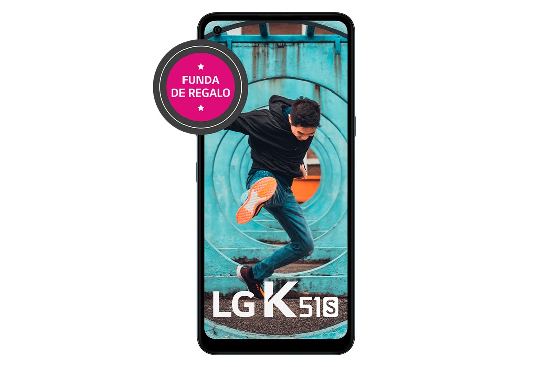 LG K51S, Vista frontal, LG K51S