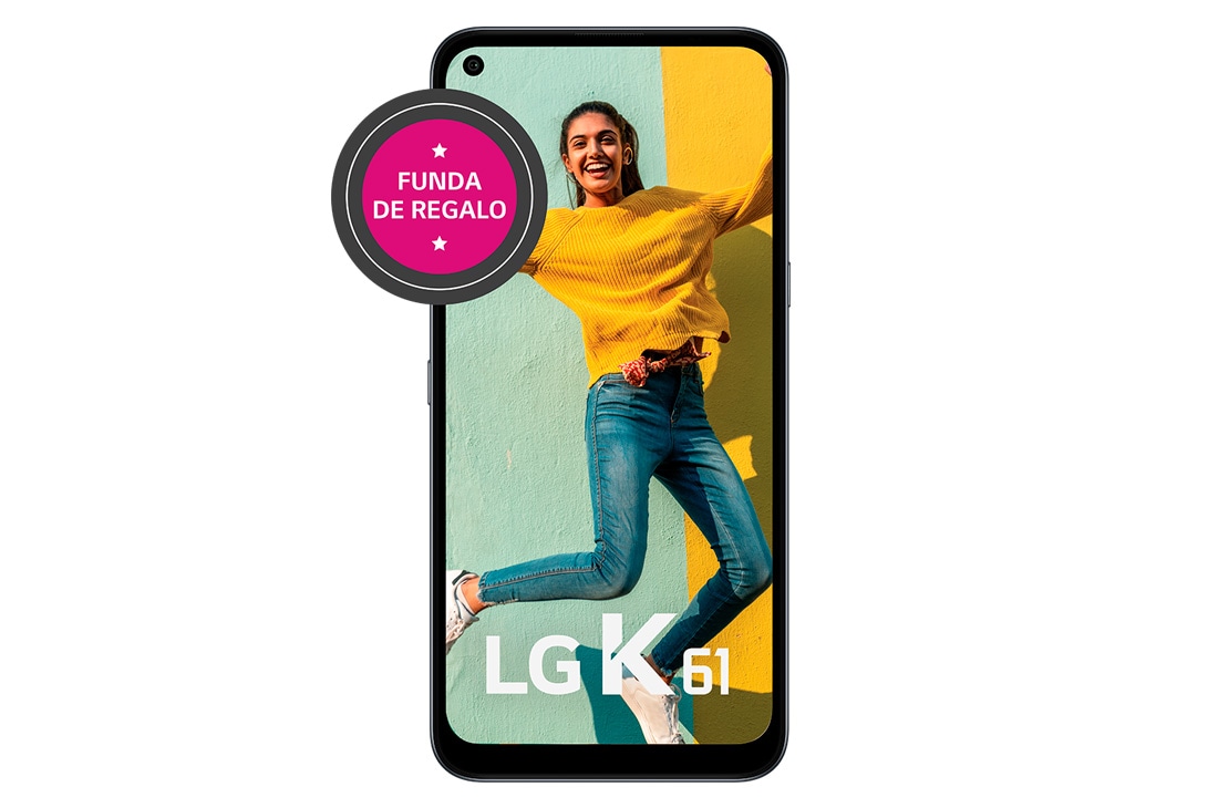 LG K61, Vista frontal, LG K61