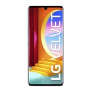 LG Velvet Aurora Silver, vista frontal, LMG910HM, thumbnail 1