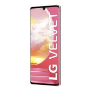 LG Velvet Illusion Sunset, +15 grados de vista lateral frontal, LMG910HM, thumbnail 4