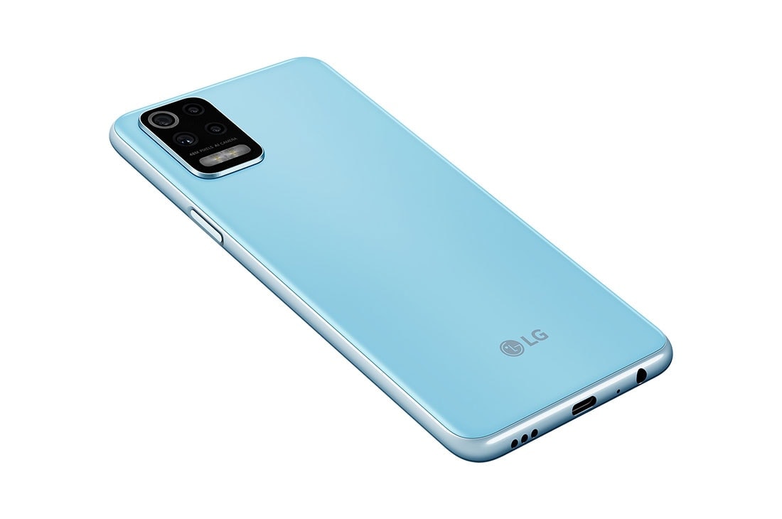 LG K62, vista trasera a +45 grados, LMK525HM, thumbnail 10