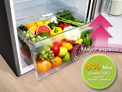 AMPLIO CAJÓN DE VEGETALES