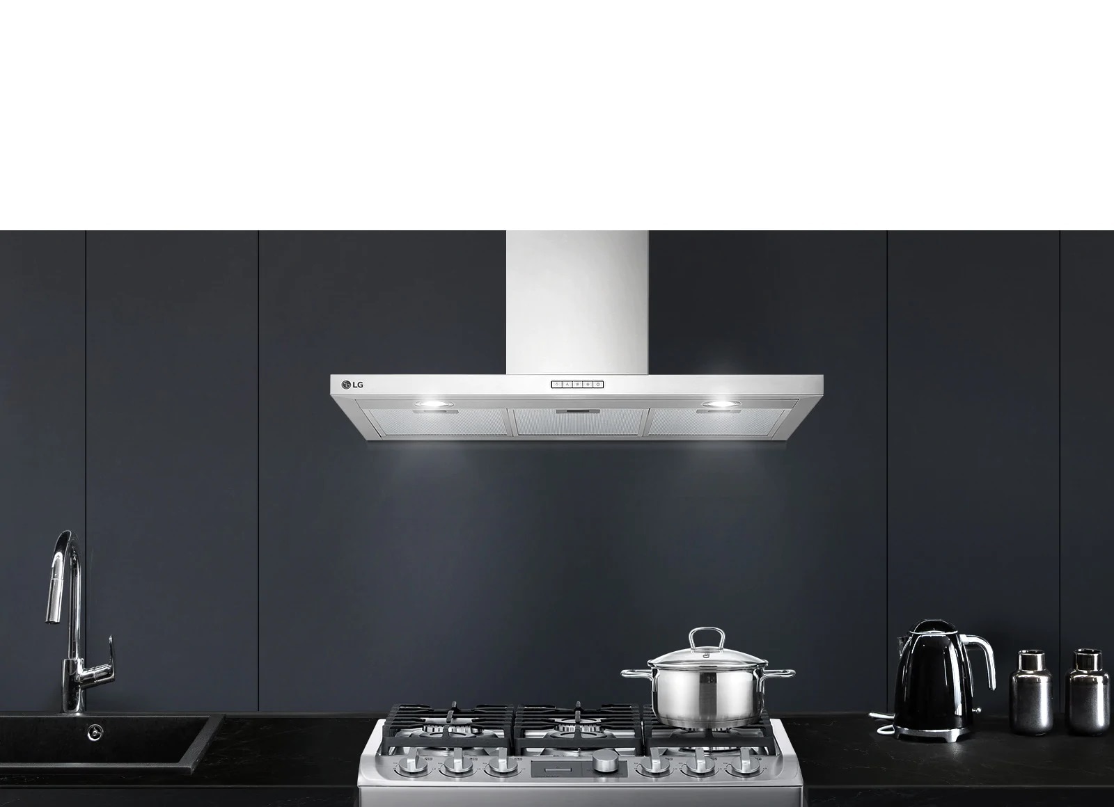 Una cocina limpia y elegante