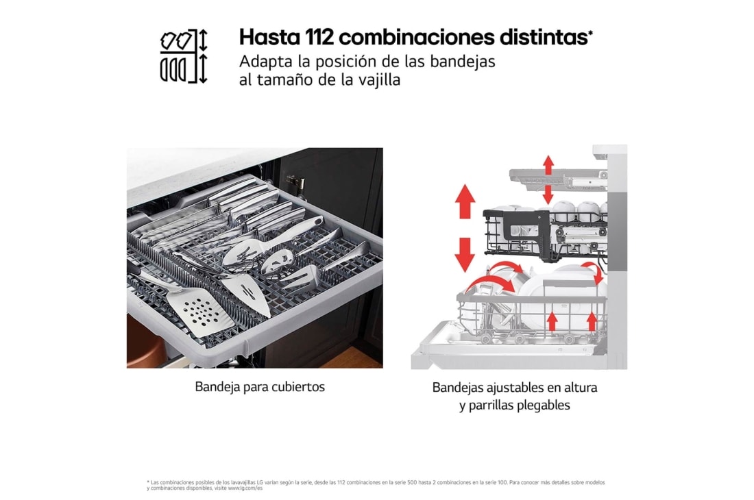 LG Lavavajillas LG │14 Cubiertos con QuadWash™│ TrueSteam™ │ ThinQ™, DF273FVS, thumbnail 8