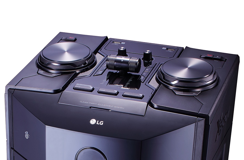 LG OM5560 TORRE DE ALTAVOCES 500W CON BLUETOOTH, REPRODUCTOR CD Y USB SKU:  +92882, LG