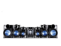 Minicomponente de 1.200 W potencia con iPod Docking, Reproducción MP3, USB, Ecualización Auto, Regueton, Merengue & Cumbia, Función Auto DJ1