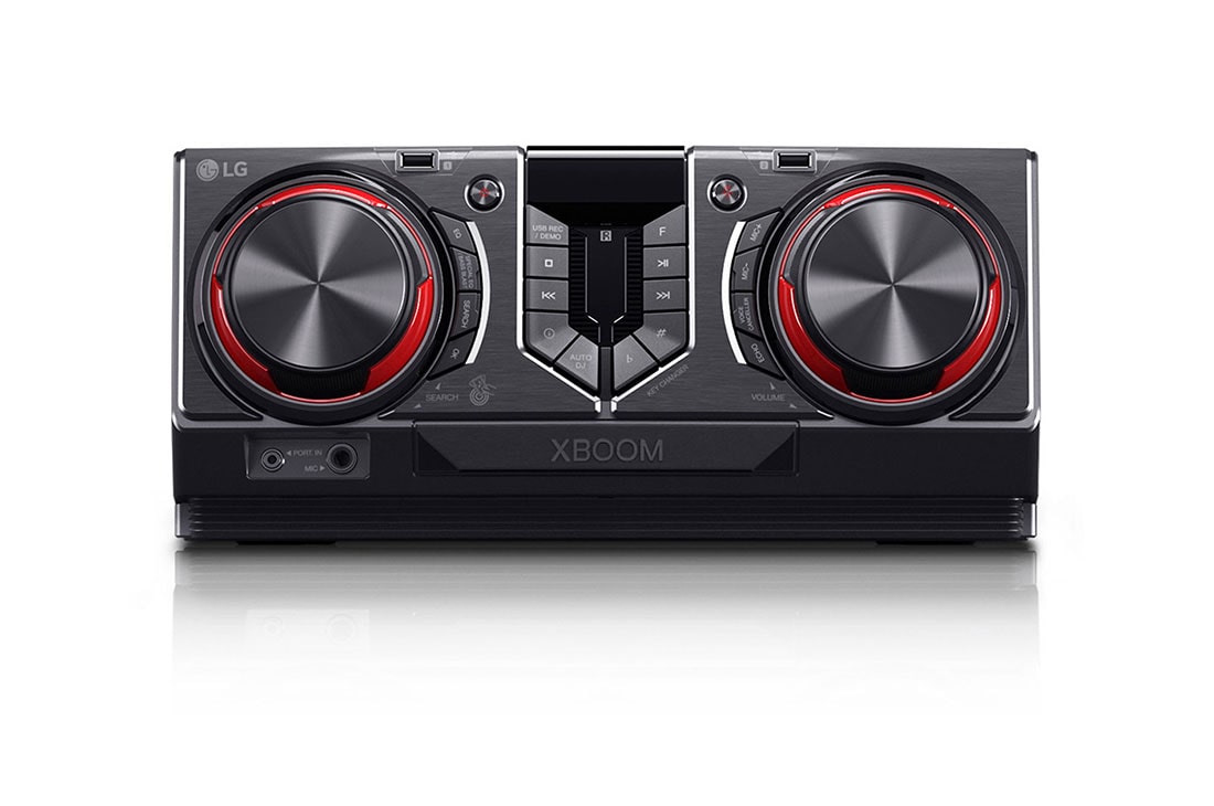LG Minicomponente LG XBOOM CJ45 │720 W │ Multi Bluetooth │ Wireless Party Link, Front view, CJ45