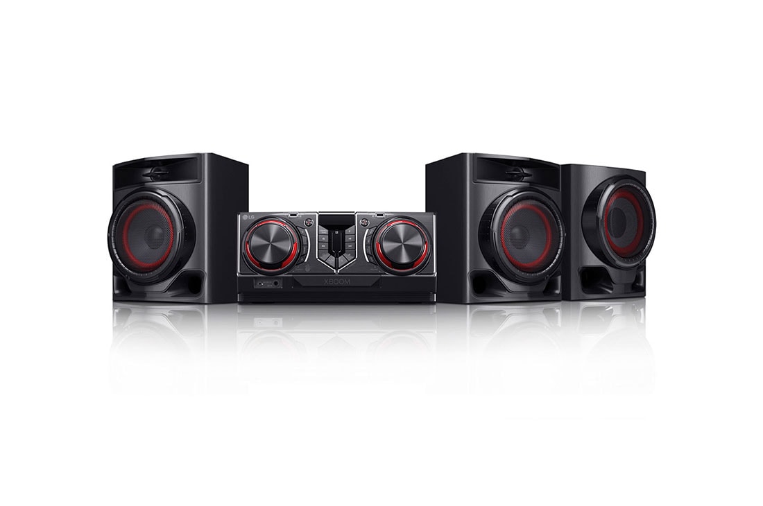 LG Minicomponente LG XBOOM │720 W │ Multi Bluetooth, Bottom perspective view, CJ45, thumbnail 4