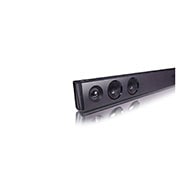 LG Barra de Sonido SK1D │ 100 W │ 2.0 │ Bluetooth Stan by, Vista diagonal con la perspectiva del lado izquierdo mirando hacia adelante., SK1D, thumbnail 8