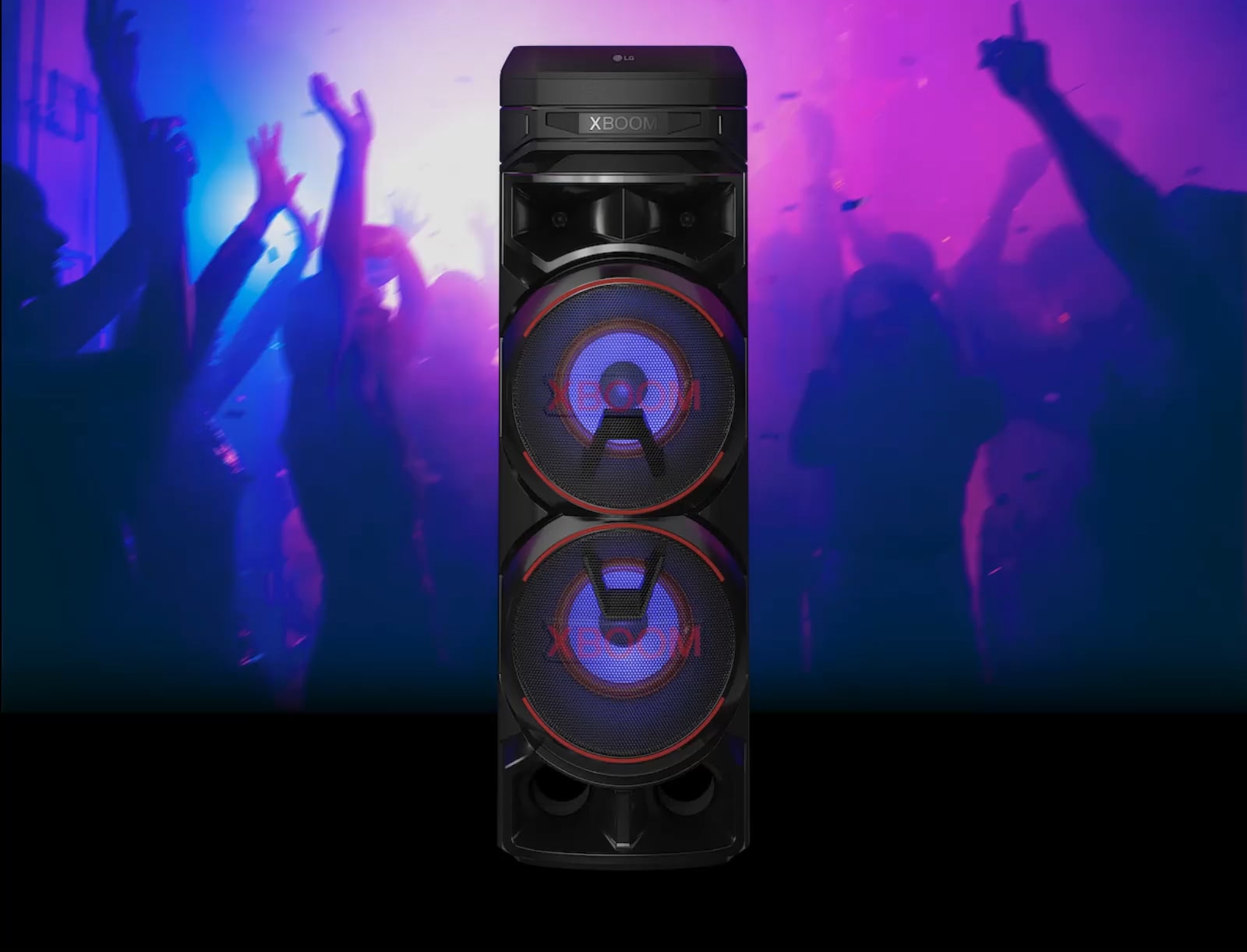 Una vista previa de video que muestra las diferentes luces de LG RNC9.