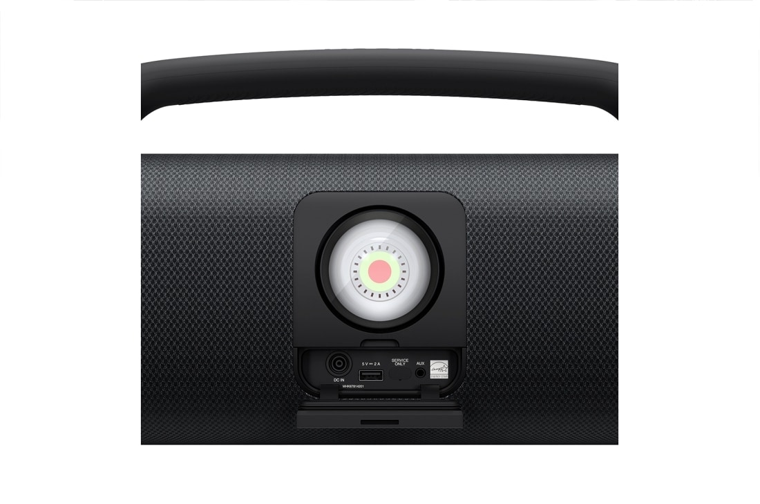 LG Parlante Portatil LG XBOOM GO XG9 │ 120 W│ IP67 │ Sound Boost, Primer plano de la vista posterior, XG9QBK, thumbnail 12