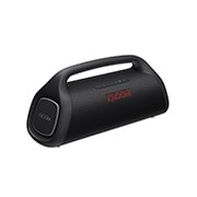 LG Parlante Portatil LG XBOOM GO XG9 │ 120 W│ IP67 │ Sound Boost, Vista diagonal con el lado izquierdo hacia adelante, XG9QBK, thumbnail 4