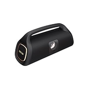 LG Parlante Portatil LG XBOOM GO XG9 │ 120 W│ IP67 │ Sound Boost, vista diagonal con iluminación de escenario, XG9QBK, thumbnail 8