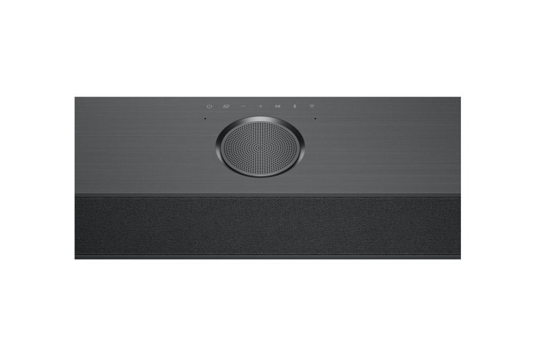 LG Barra de Sonido S80QR │ 600 W │5.1.3 CH │ Dolby Atmos, Primer plano del altavoz central de disparo hacia arriba, S80QR, thumbnail 10
