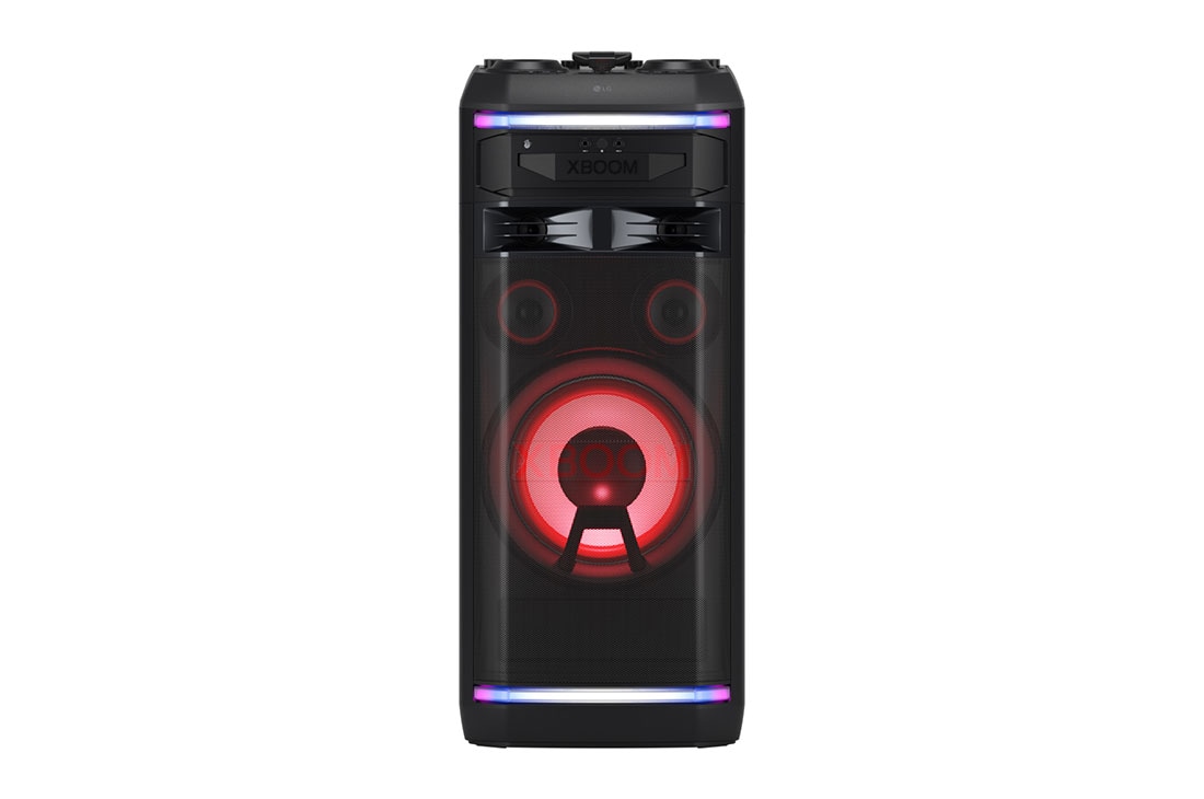 LG Torre de Sonido LG XBOOM OK99M │2000 W │DJ Partylink │Karaoke Star, Front view on light, OK99M