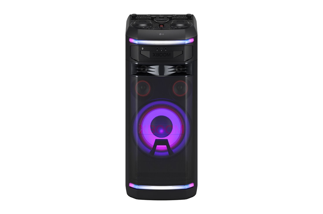 LG Torre de Sonido LG XBOOM OK99M │2000 W │DJ Partylink │Karaoke Star, Front view, OK99M, thumbnail 2