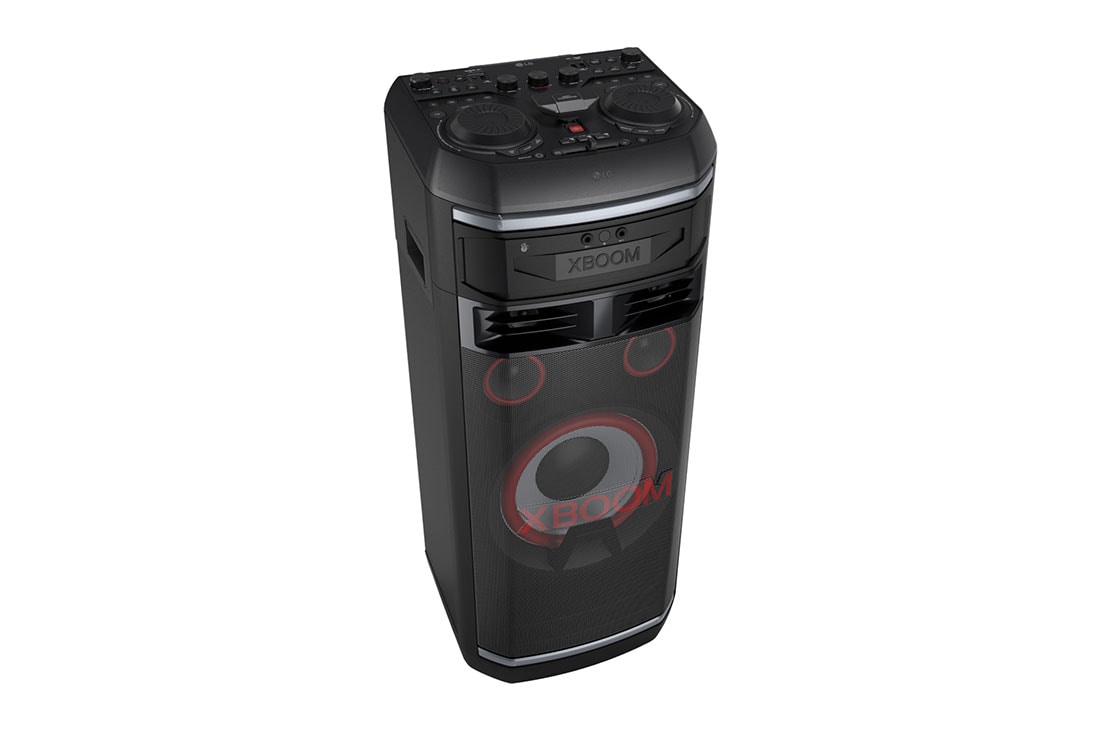 LG Torre de Sonido LG XBOOM OK99M │2000 W │DJ Partylink │Karaoke Star, Top view left side, OK99M, thumbnail 8