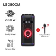 LG Torre de Sonido LG XBOOM │2000 W │ DJ Partylink │Karaoke Star, Front view on light, OK99M