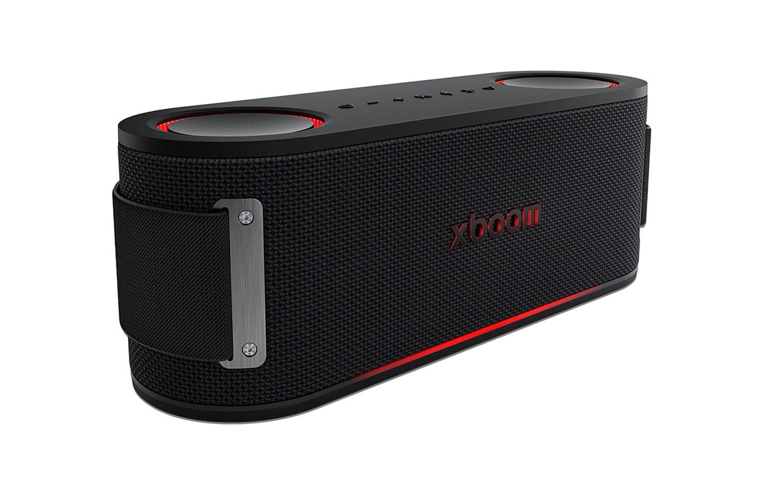 LG  Parlante Portátil LG xboom Bounce │ 40 W │ IP67 │ Sound Boost, side view, BOUNCE