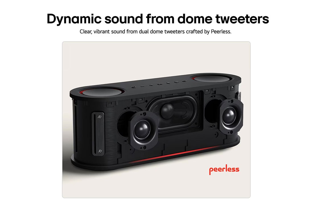 LG  Parlante Portátil LG xboom Bounce │ 40 W │ IP67 │ Sound Boost, USB cards, BOUNCE, thumbnail 4