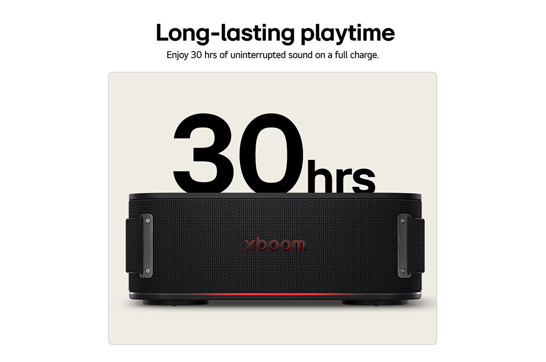 LG  Parlante Portátil LG xboom Bounce │ 40 W │ IP67 │ Sound Boost, USB cards, BOUNCE, thumbnail 6