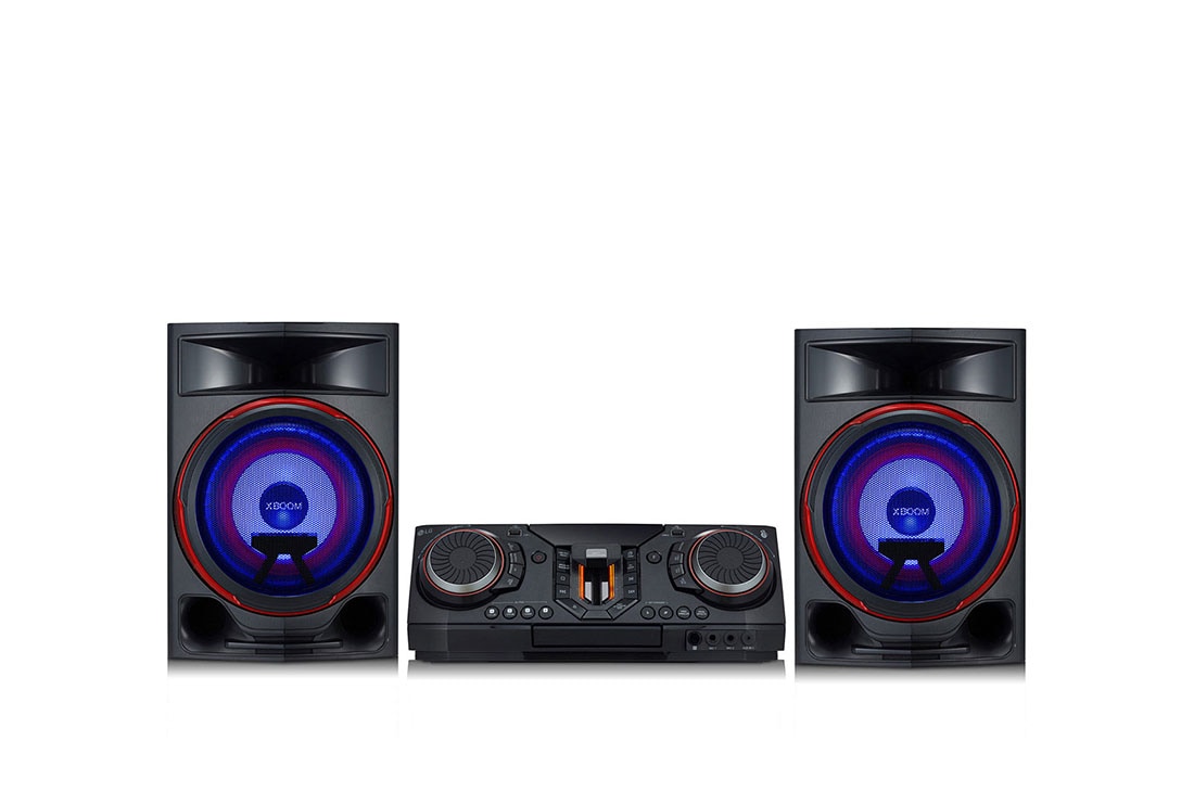 LG Minicomponente LG XBOOM CL87 │2350 W │ Multi Bluetooth │ Wireless Party Link, Front view with blue colour, CL87, thumbnail 4