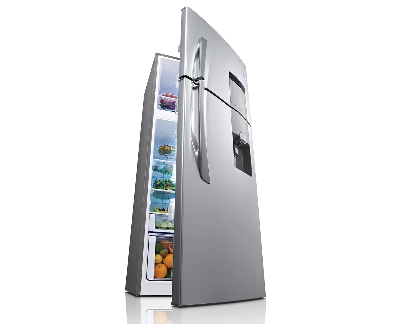 LG Heladera con Freezer arriba - Capacidad 413llt, GT46HGP, thumbnail 2