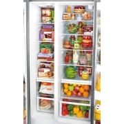 LG Heladera Door in Door - Capacidad 690lt, GS74SDS, thumbnail 3