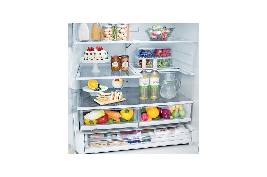 LG Heladera French Door │ Plateada │ 626 L │ Door in Door │ Smart Inverter Compressor , LM75SDS, thumbnail 10