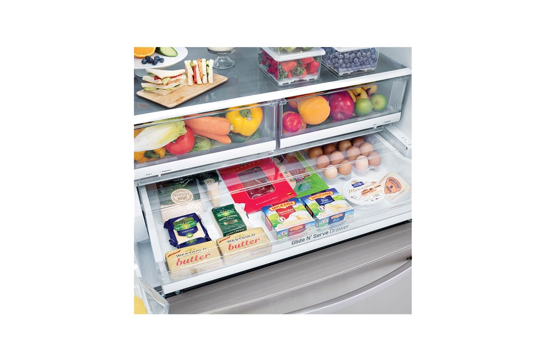 LG Heladera French Door │ Plateada │ 626 L │ Door in Door │ Smart Inverter Compressor , LM75SDS, thumbnail 8