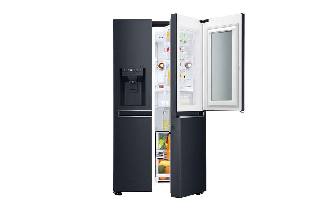 LG Heladera side by side │  Negro │ 601 L │ InstaView Door in Door │ Smart Inverter Compressor , GC-X247CQBV, thumbnail 9