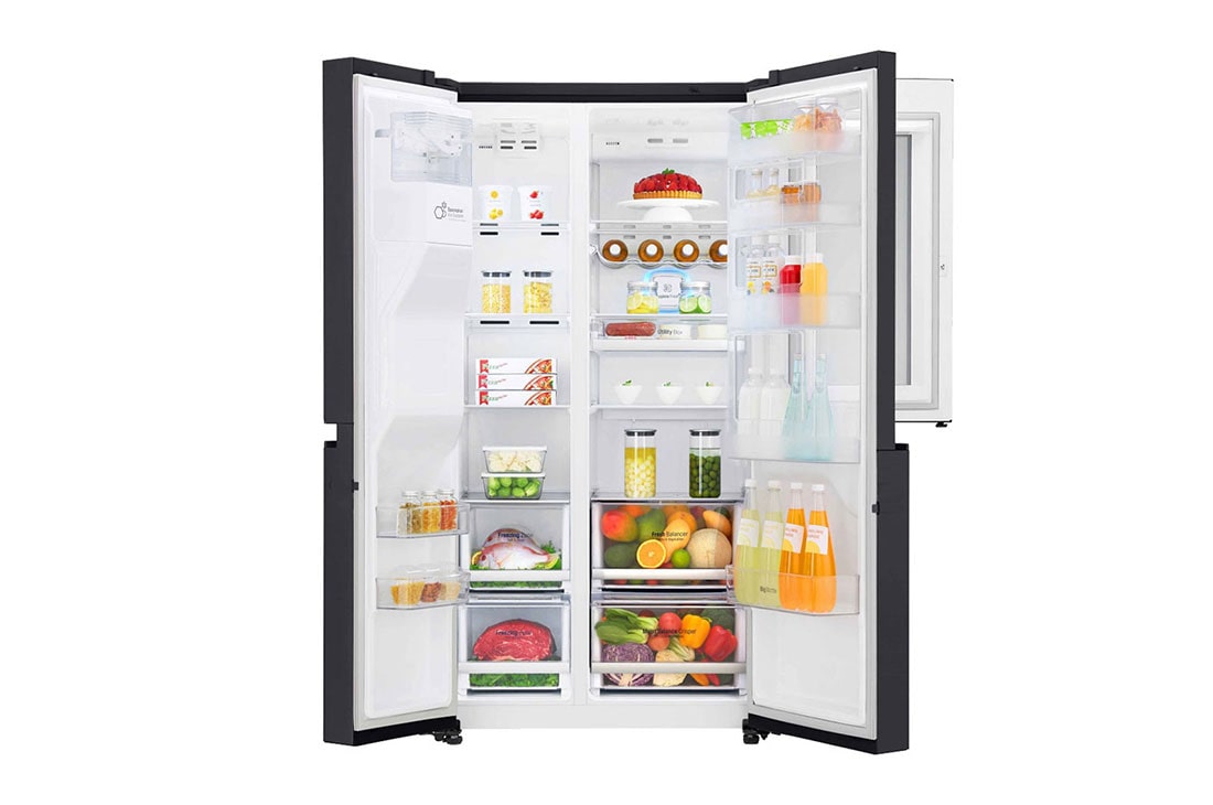 LG Heladera side by side │  Negro │ 601 L │ InstaView Door in Door │ Smart Inverter Compressor , GC-X247CQBV, thumbnail 10