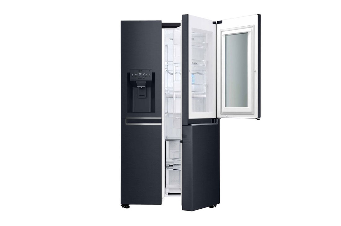 LG Heladera side by side │  Negro │ 601 L │ InstaView Door in Door │ Smart Inverter Compressor , GC-X247CQBV, thumbnail 12