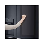 LG Heladera side by side │  Negro │ 601 L │ InstaView Door in Door │ Smart Inverter Compressor , GC-X247CQBV, thumbnail 3