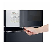 LG Heladera side by side │  Negro │ 601 L │ InstaView Door in Door │ Smart Inverter Compressor , GC-X247CQBV, thumbnail 4