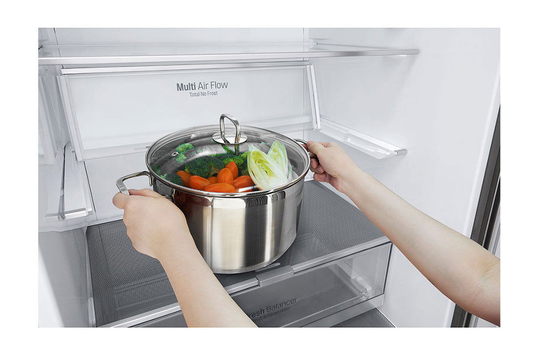 LG Heladera LG con Frezeer Abajo - Capacidad LG 500lts, LB45SPT, thumbnail 7