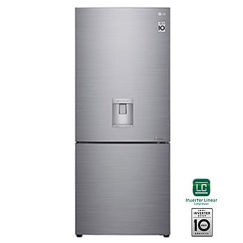 Heladera Bottom Freezer │ Plateado │ 450 L │Smart Inverter Compressor│ NatureFRESH™1