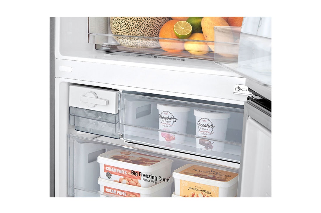 LG Heladera Bottom Freezer │ Plateado │ 450 L │Smart Inverter Compressor│ NatureFRESH™, LB41WPP, thumbnail 9