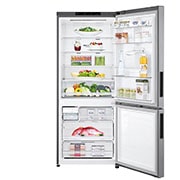 LG Heladera Bottom Freezer │ Plateado │ 450 L │Smart Inverter Compressor│ NatureFRESH™, LB41WPP, thumbnail 2