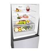 LG Heladera Bottom Freezer │ Plateado │ 450 L │Smart Inverter Compressor│ NatureFRESH™, LB41WPP, thumbnail 4