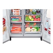 LG Heladera side by side │ Plateado │ 570 L │ InstaView Door in Door │ Smart Inverter Compressor , LS66SXSC, LS66SXSC, thumbnail 6