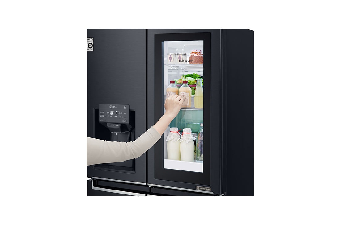 LG Heladera French Door │ Negra │ 570 L │ InstaView Door in Door │ Smart Inverter Compressor , LM57SXT1, LM57SXT1, thumbnail 6