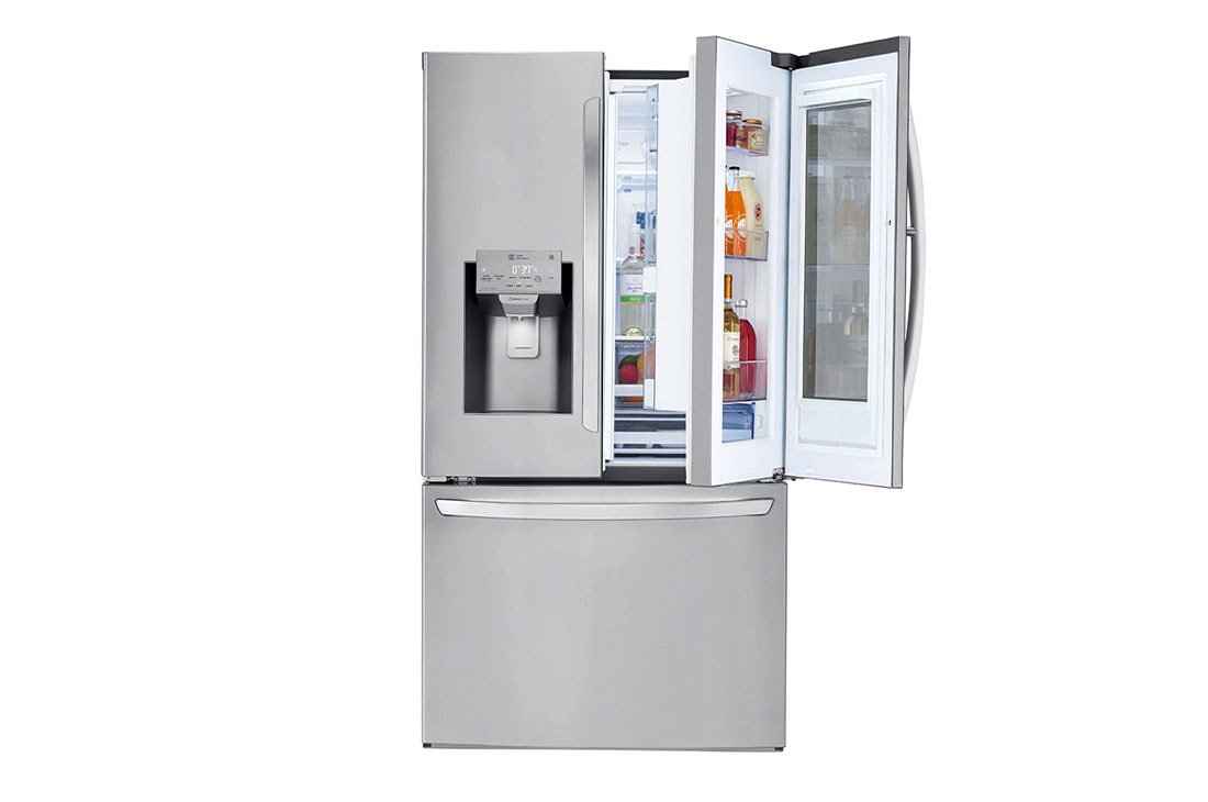 LG Heladera French Door │660L │InstaView™ │Smart Inverter, front view, GM78SXS, thumbnail 3