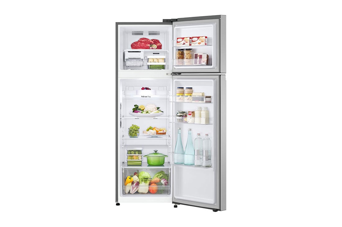 LG Heladera Top Freezer│335L│Door Cooling+│Smart Inverter, drawer with fruit stored, VT34BPY, thumbnail 3