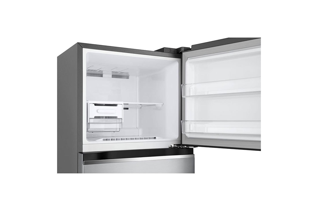 LG Heladera Top Freezer│335L│Door Cooling+│Smart Inverter, open view with food stored, VT34BPY, thumbnail 9