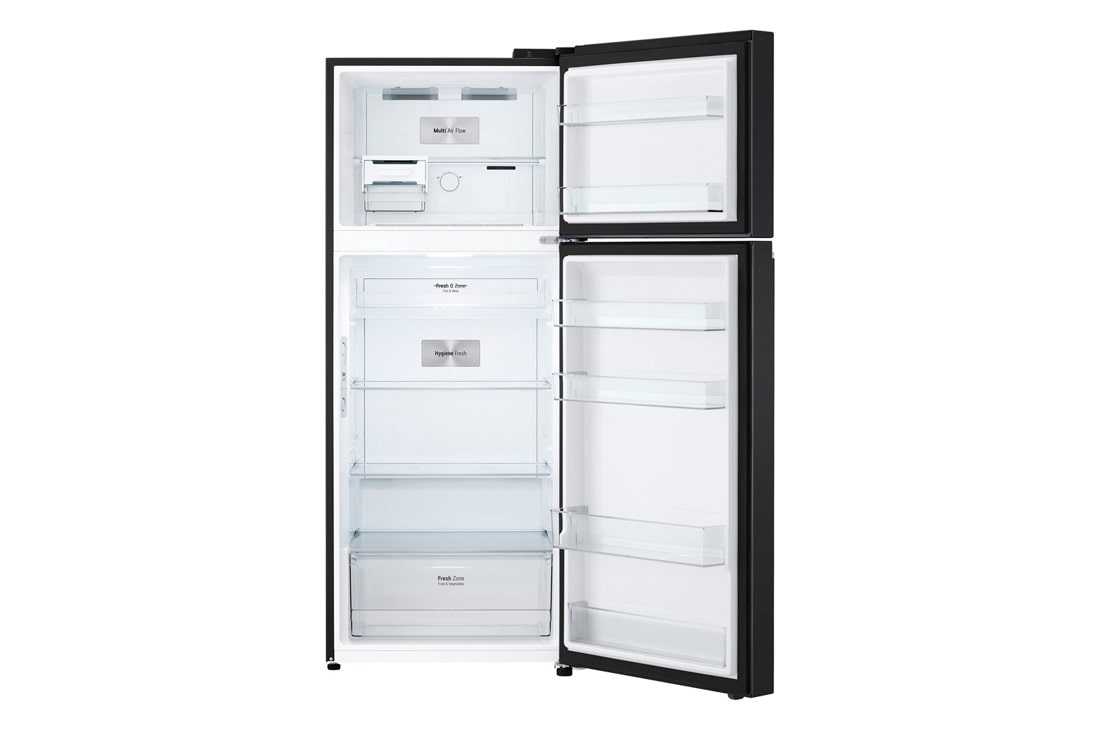 LG Heladera Top Freezer│395L│Door Cooling+│Smart Inverter, front open with food stored, VT40MPM, thumbnail 2