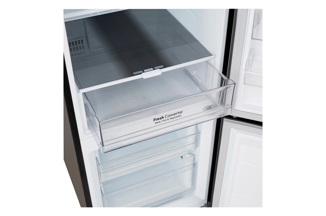 LG Heladera Bottom Freezer│335L│Door Cooling+│Smart Inverter, detail view of temperature control knob, VB33BPM, thumbnail 6