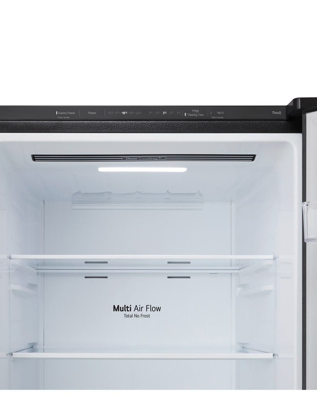 Heladera Negra Heladera Bottom Freezer │ Negro │ 335 L │Smart Inverter Compressor │ ThinQ